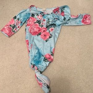 Knotted Newborn Gown